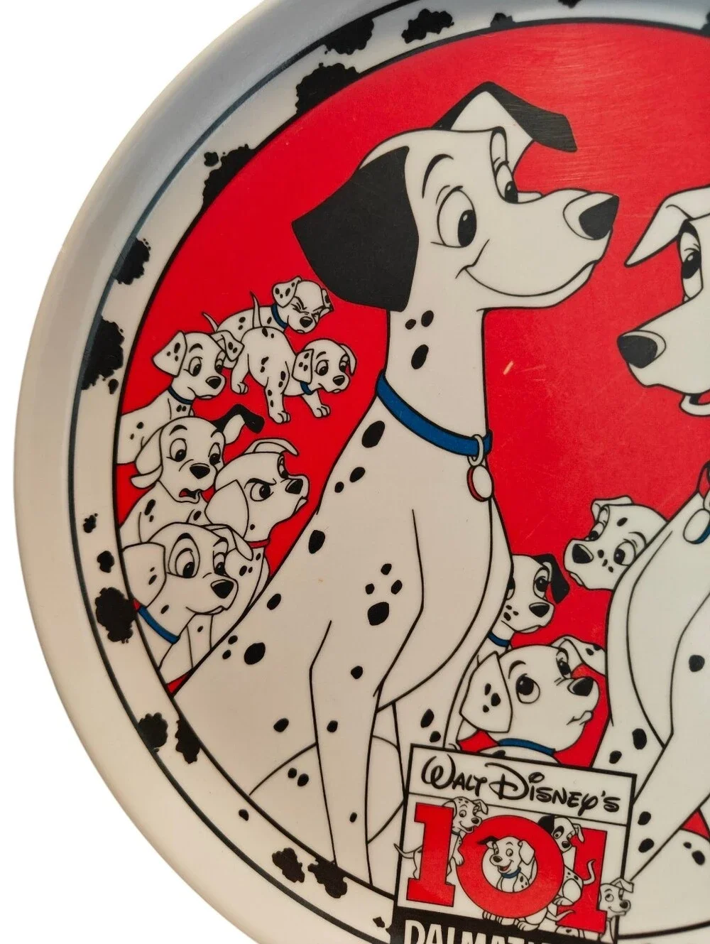 Disney Zak Designs VINTAGE  Disney 101 Dalmatians Character Theme Plate 1993
